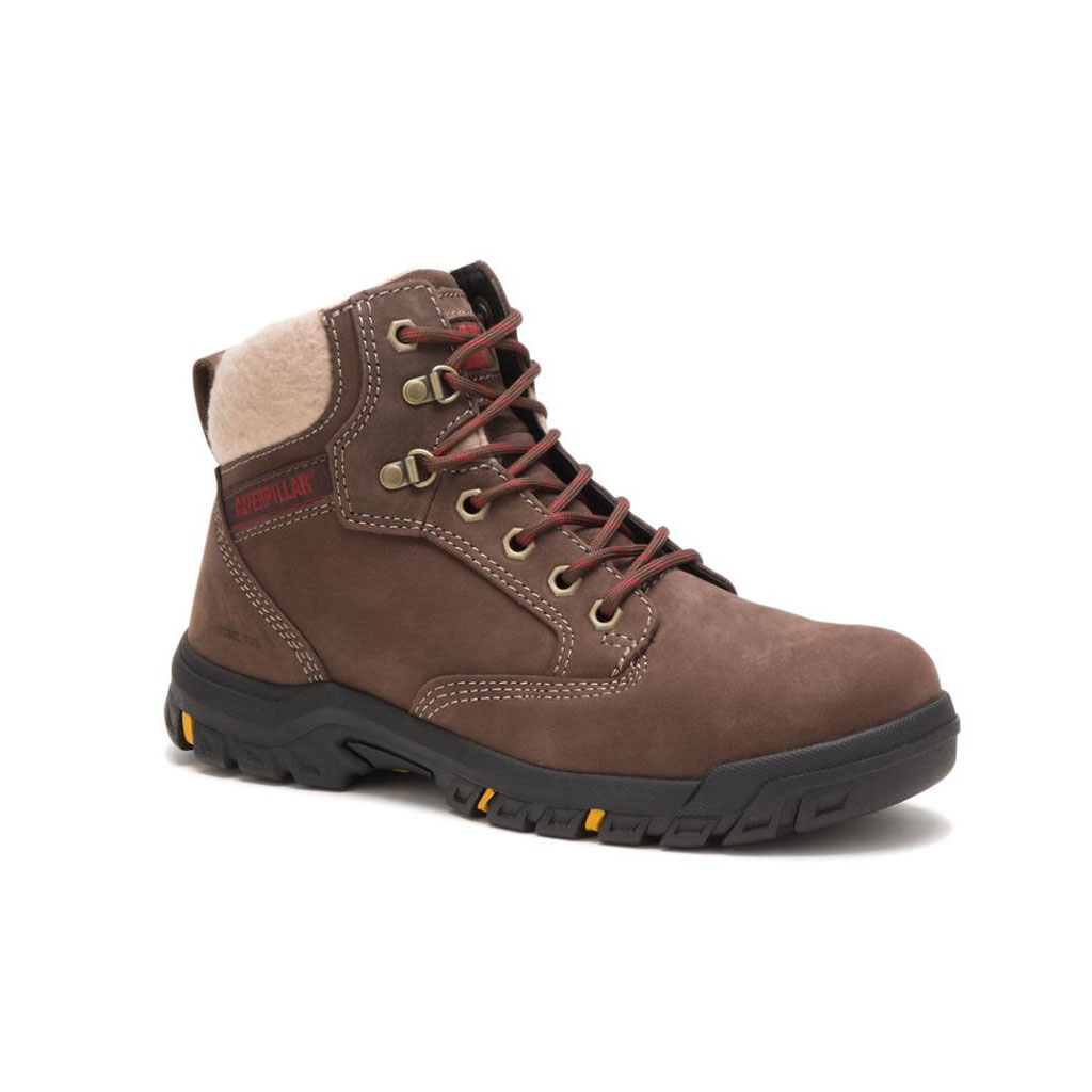 Caterpillar Tess Steel Neus Chukka Laarzen Dames Chocola Bruin  Belgie |  CBXVD-7302