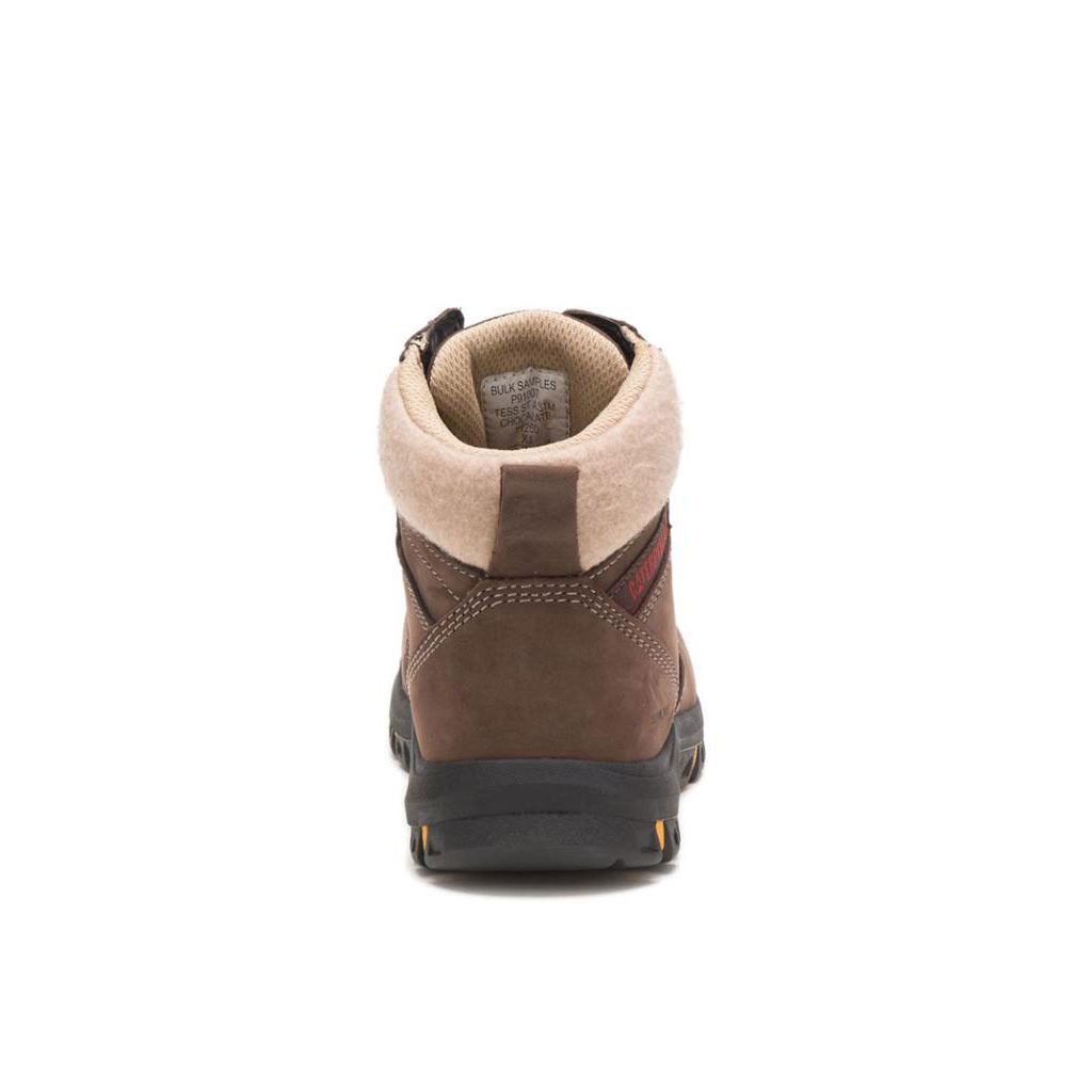 Caterpillar Tess Steel Neus Chukka Laarzen Dames Chocola Bruin  Belgie |  CBXVD-7302