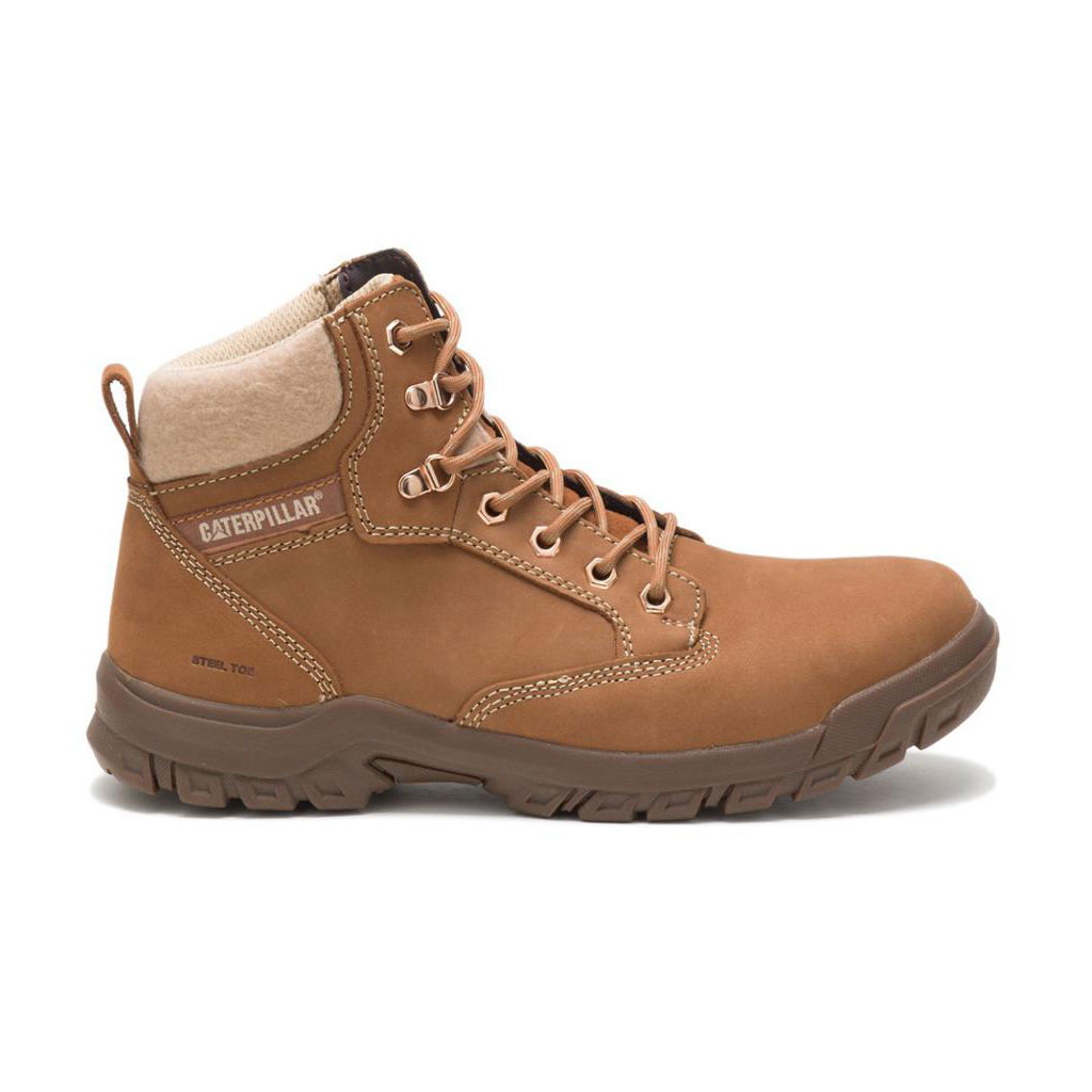 Caterpillar Tess Steel Neus Chukka Laarzen Dames Bruin  Belgie |  VUHES-7314