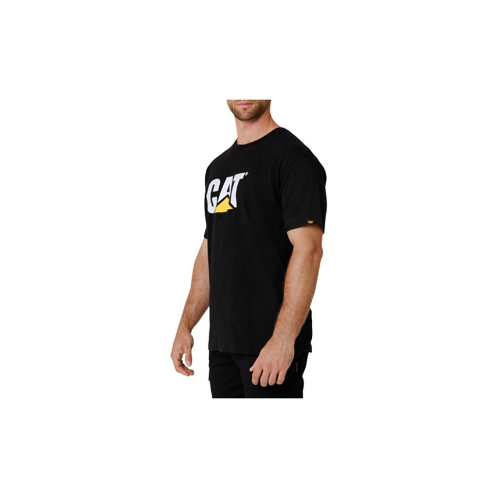 Caterpillar Tm Logo T-Shirts Heren Zwart  Belgie |  TFBLO-0346