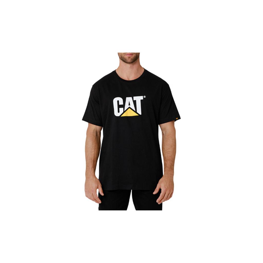 Caterpillar Tm Logo T-Shirts Heren Zwart  Belgie |  TFBLO-0346