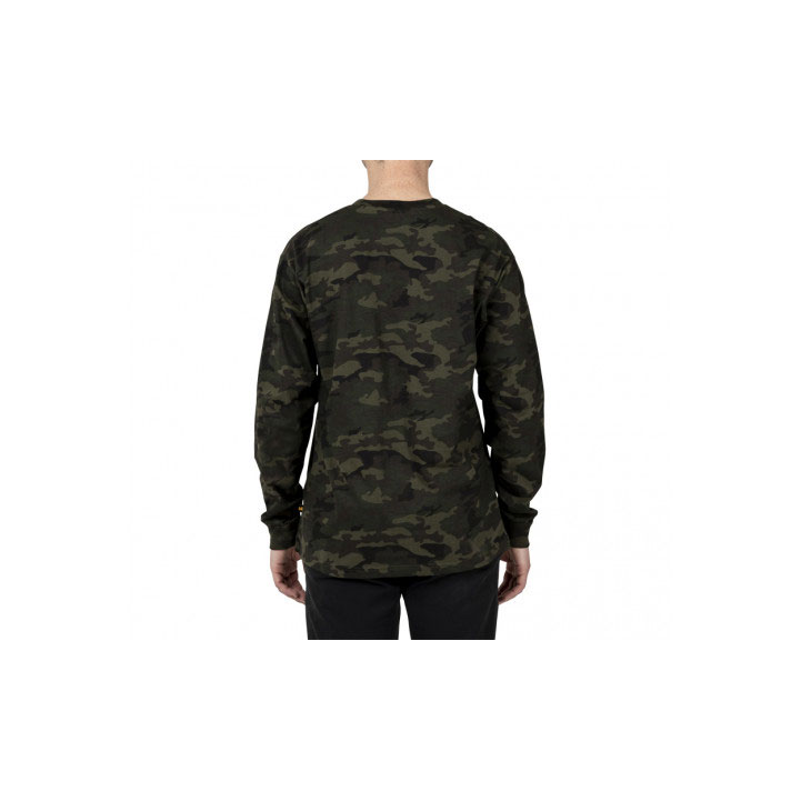 Caterpillar Trademark Banner Long Sleeve T-shirts Heren Camo  Belgie |  AIRQS-9518