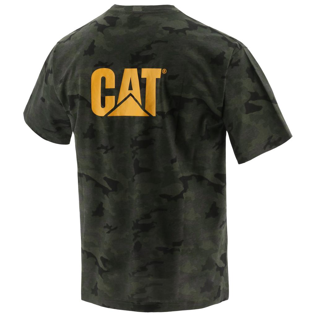 Caterpillar Trademark T-Shirts Heren Camo  Belgie |  ZLUCE-2305