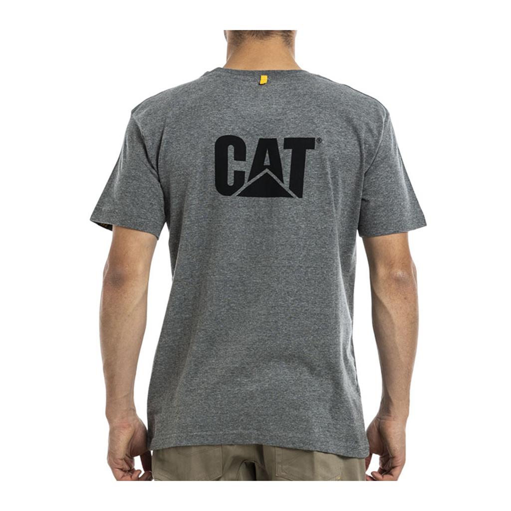 Caterpillar Trademark T-Shirts Heren Grijs  Belgie |  HSYWO-0348