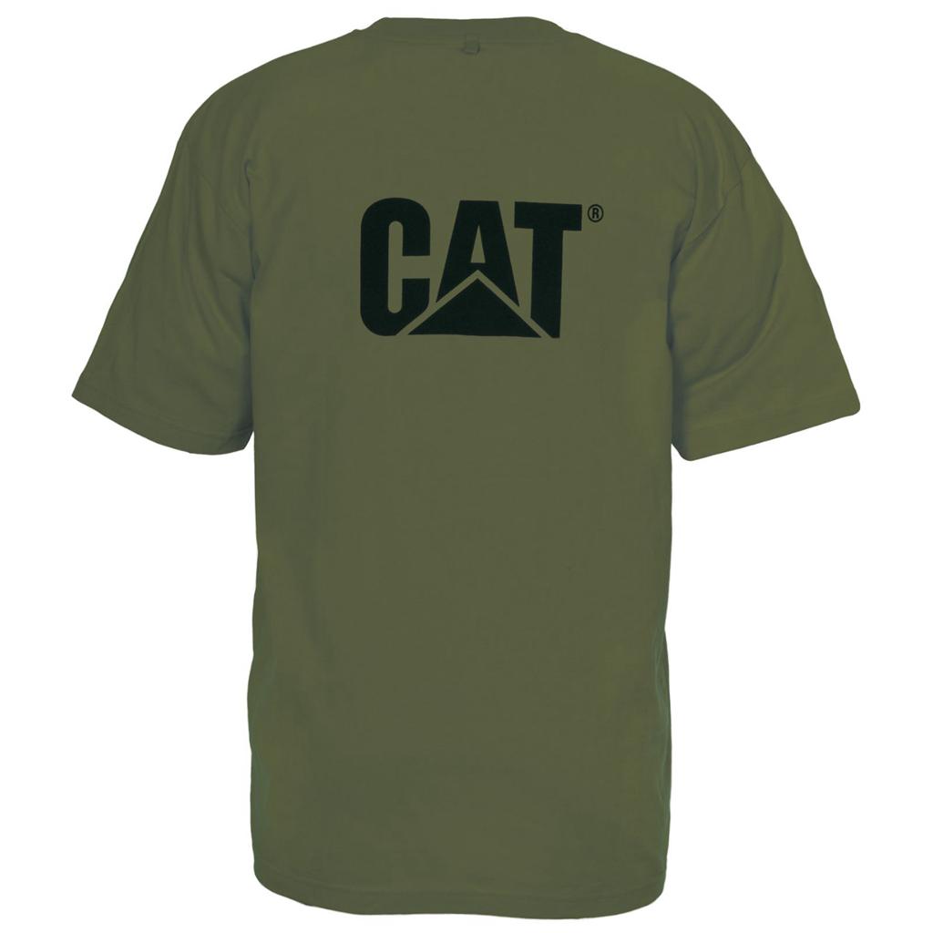 Caterpillar Trademark T-Shirts Heren Groen  Belgie |  PKEBV-6598