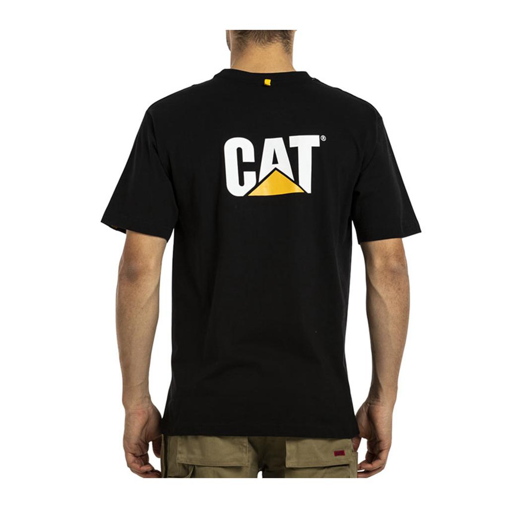 Caterpillar Trademark T-Shirts Heren Zwart  Belgie |  YMXWO-7826