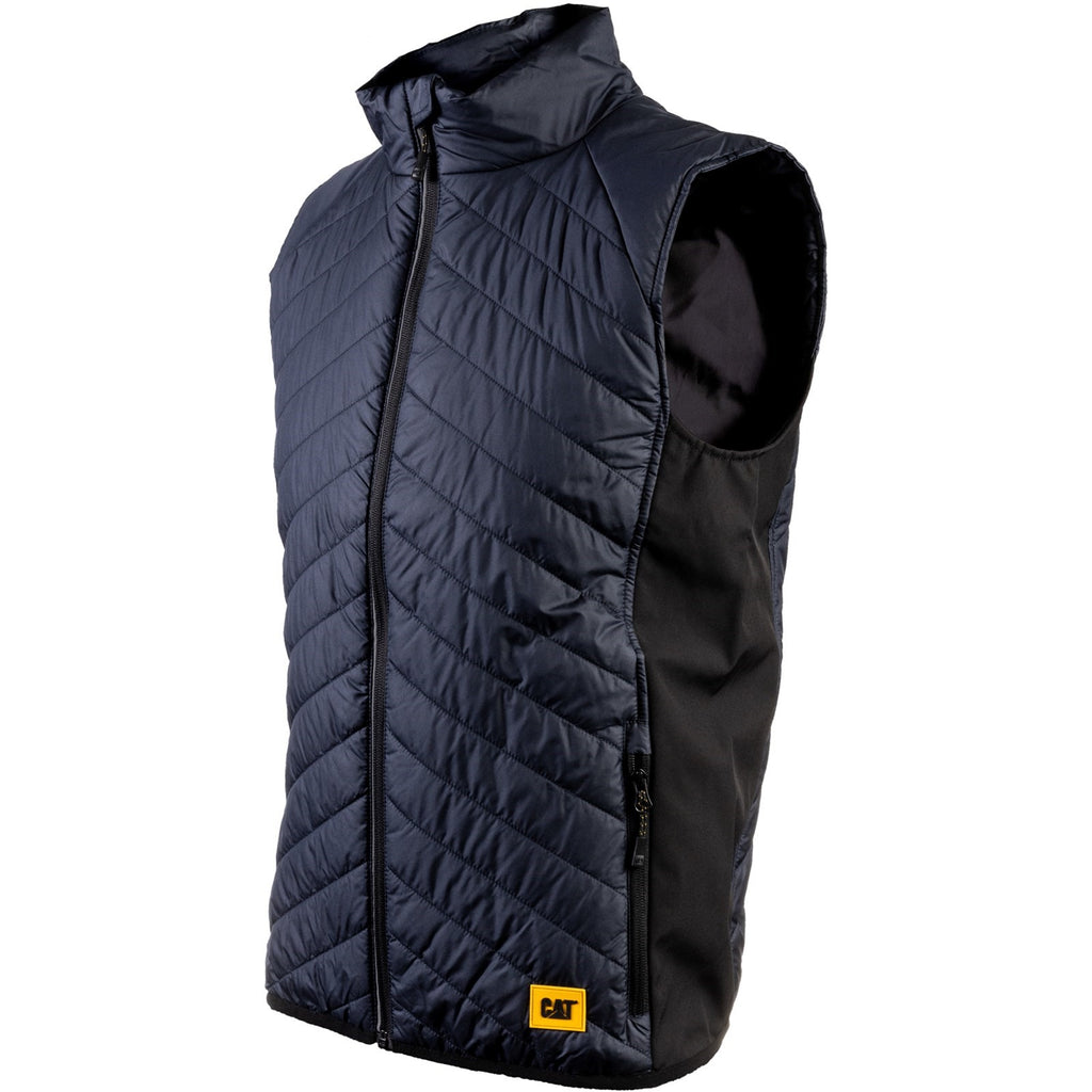 Caterpillar Trades Hybride Body Warmer Geïsoleerde Vesten Heren Donkerblauw  Belgie |  SEPOK-9731