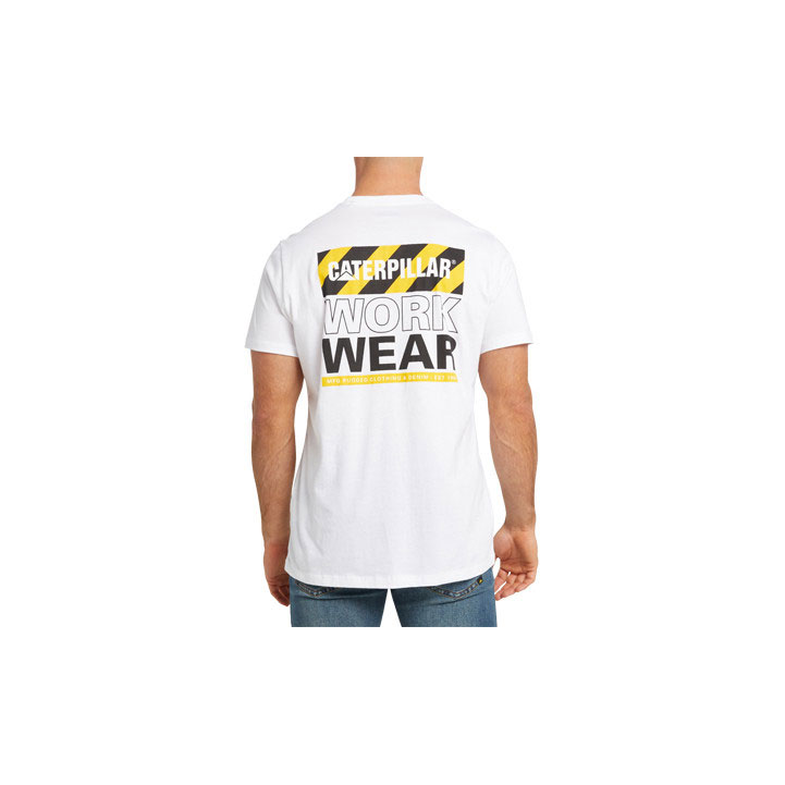 Caterpillar Traffic T-shirts Dames Wit  Belgie |  SBRVW-8971