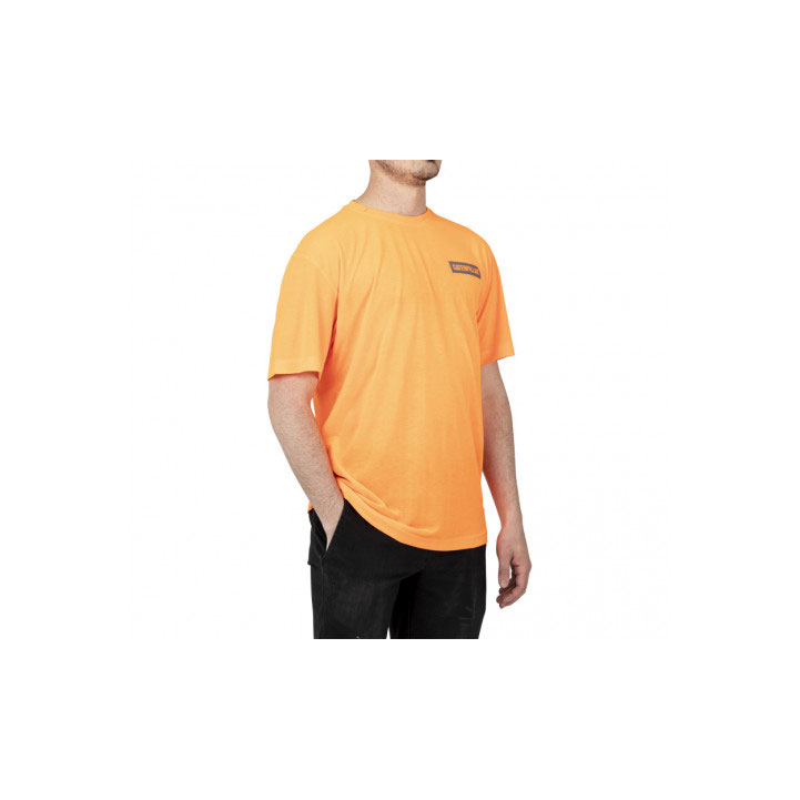 Caterpillar Triton Block Kort Sleeve T-shirts Dames Oranje  Belgie |  PBFQZ-0364