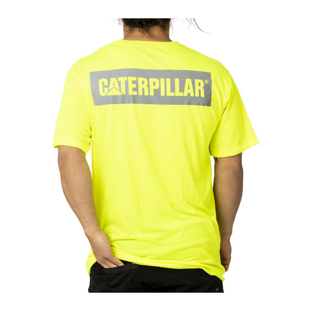 Caterpillar Triton Block S/S T-Shirts Heren Geel  Belgie |  CGIJB-4739