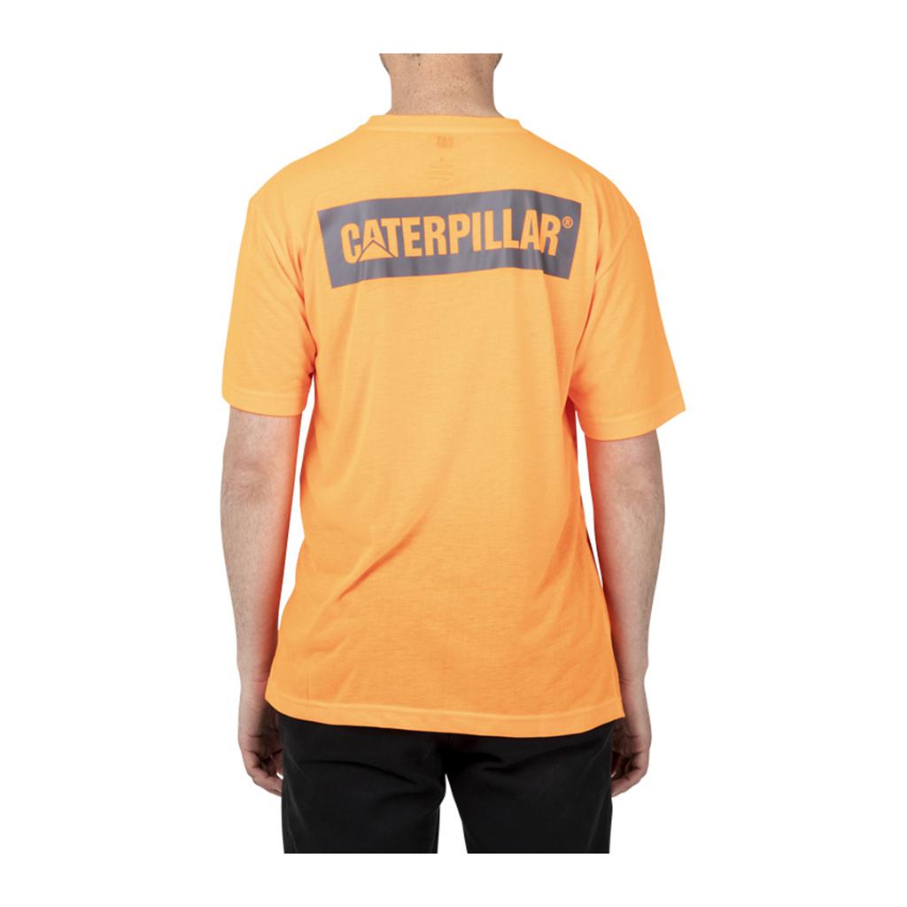 Caterpillar Triton Block S/S T-Shirts Heren Oranje  Belgie |  YJCUA-8163