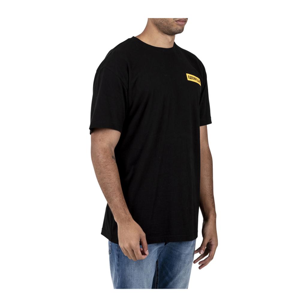 Caterpillar Triton Block S/S T-Shirts Heren Zwart  Belgie |  ZYOWL-3274