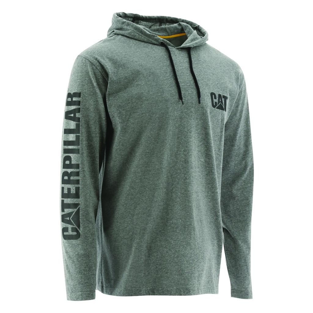 Caterpillar Upf Met Capuchon Banner L/S Sweatshirts Heren Donkergrijs  Belgie |  FZUXD-6750