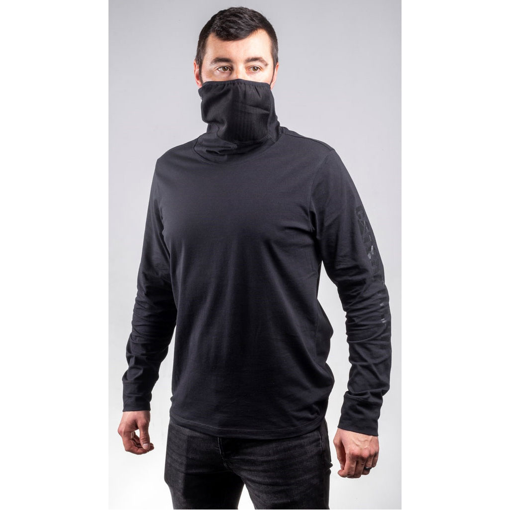 Caterpillar Viraloff Long Sleeve Gaiter T-shirts Heren Zwart  Belgie |  OSIAQ-2716