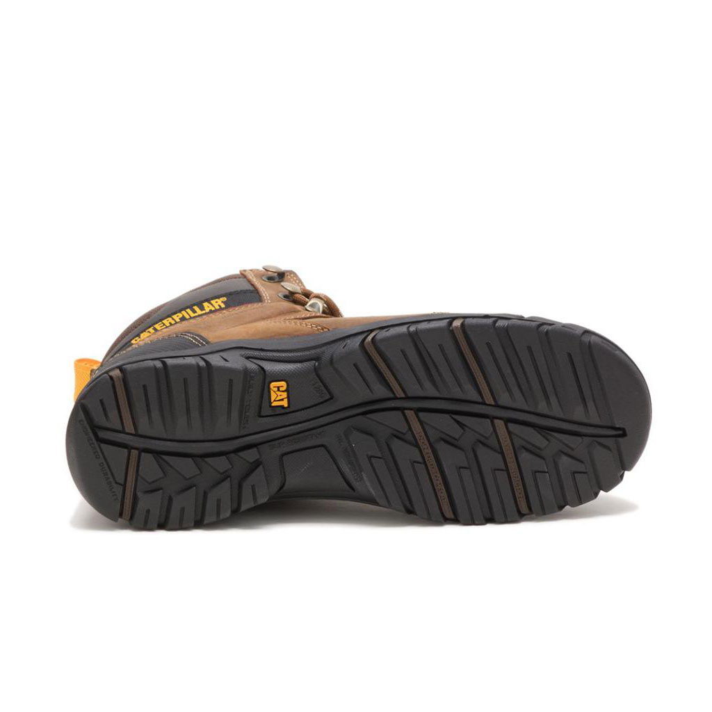 Caterpillar Wellspring Waterdichte Metatarsal Neus Slip Resistant Footwear Dames Bruin  Belgie |  SUYEG-0439