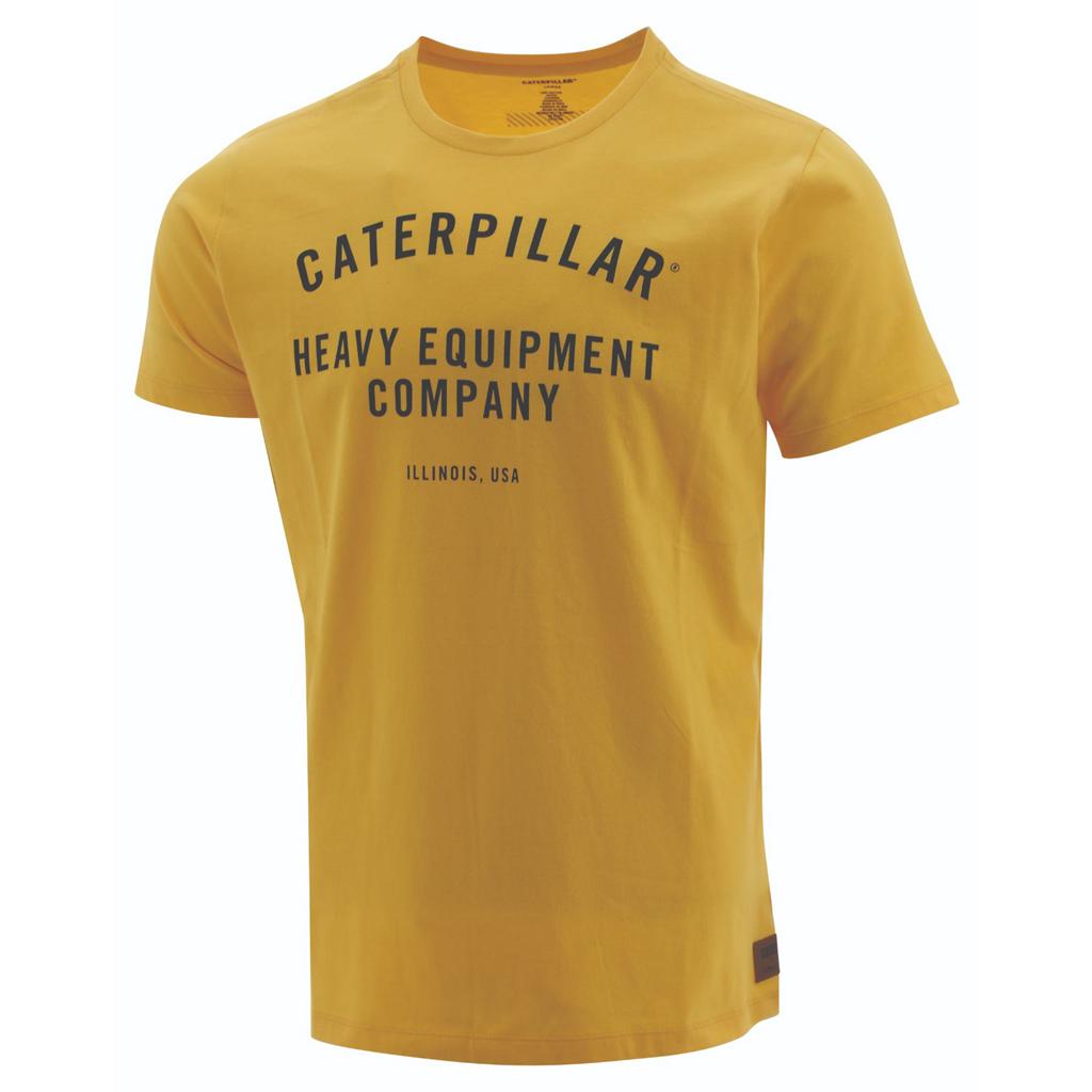 Caterpillar Werk Hec T-Shirts Heren Geel  Belgie |  CBPMX-4731